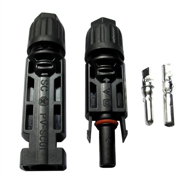 4 মিমি তারের সাথে সৌর প্যানেল সংযোগকারী