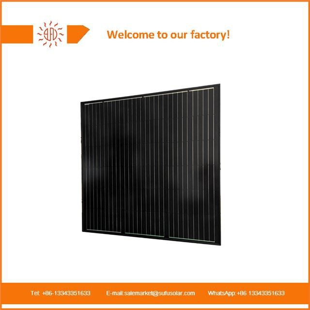 সৌর প্যানেল সমস্ত কালো