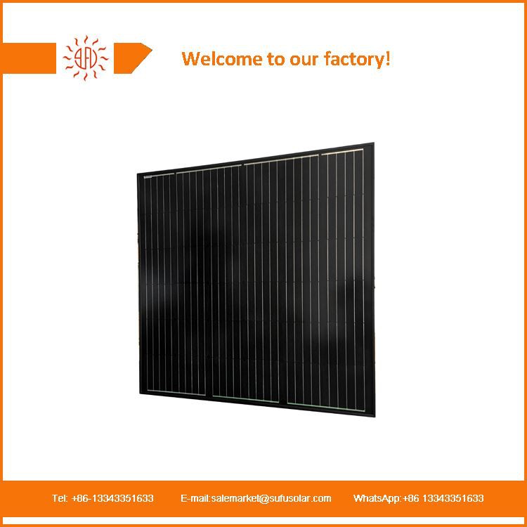 সৌর প্যানেল সমস্ত কালো