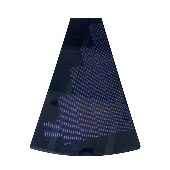 কাস্টমাইজড অনিয়মিত ফ্যান শেপ সৌর প্যানেল