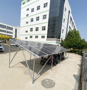 গ্রিড সোলার প্যানেল অফ বৈদ্যুতিক বাইকের জন্য শেড